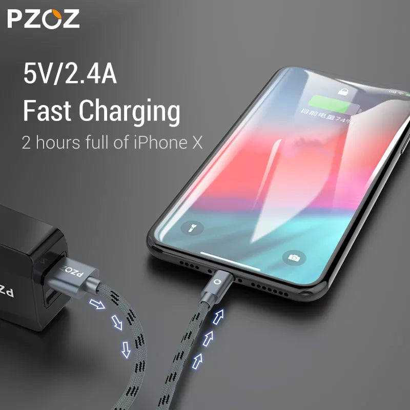 Fast Charging Cable for iPhone (0.25m-0.5m Length)