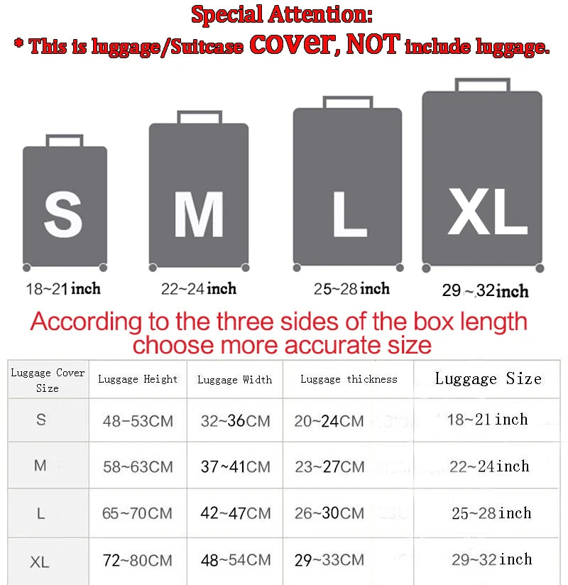 Luggage Protective Covers for "18-32" Cases