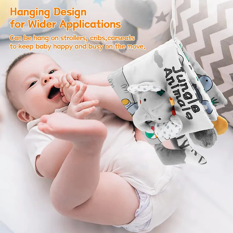 Baby Books 3D Sensory Contrast Cloth Book