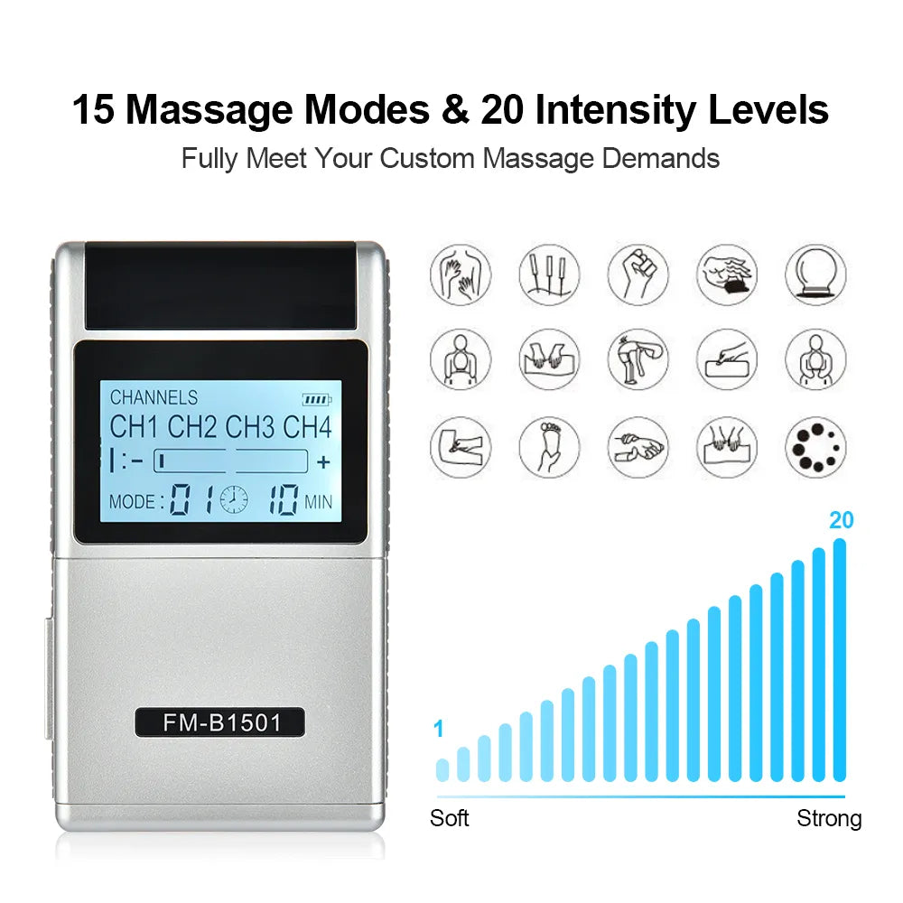 15 Modes EMS  Full Body Massager Machine