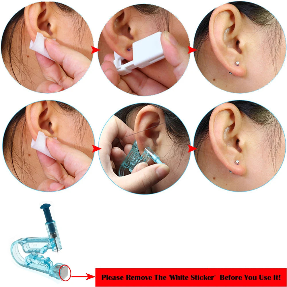 Disposable Sterile Ear Piercing Unit Cartilage