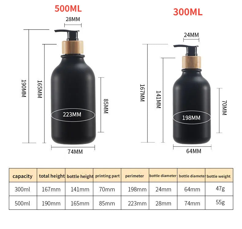 300/500ml Soap Dispenser Thickened Refillable