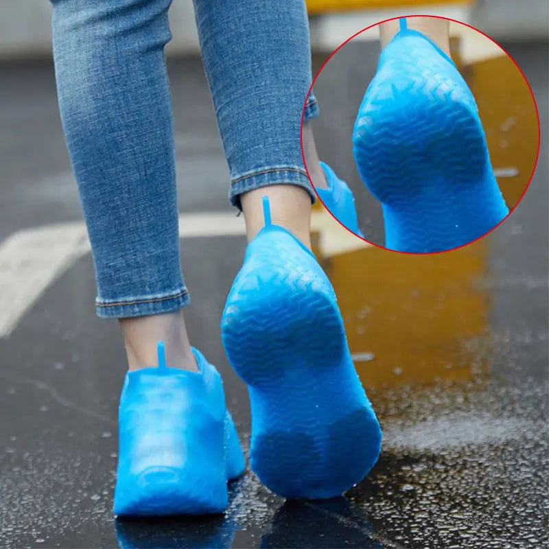 1Pair Reusable Waterproof Rain Shoes Covers