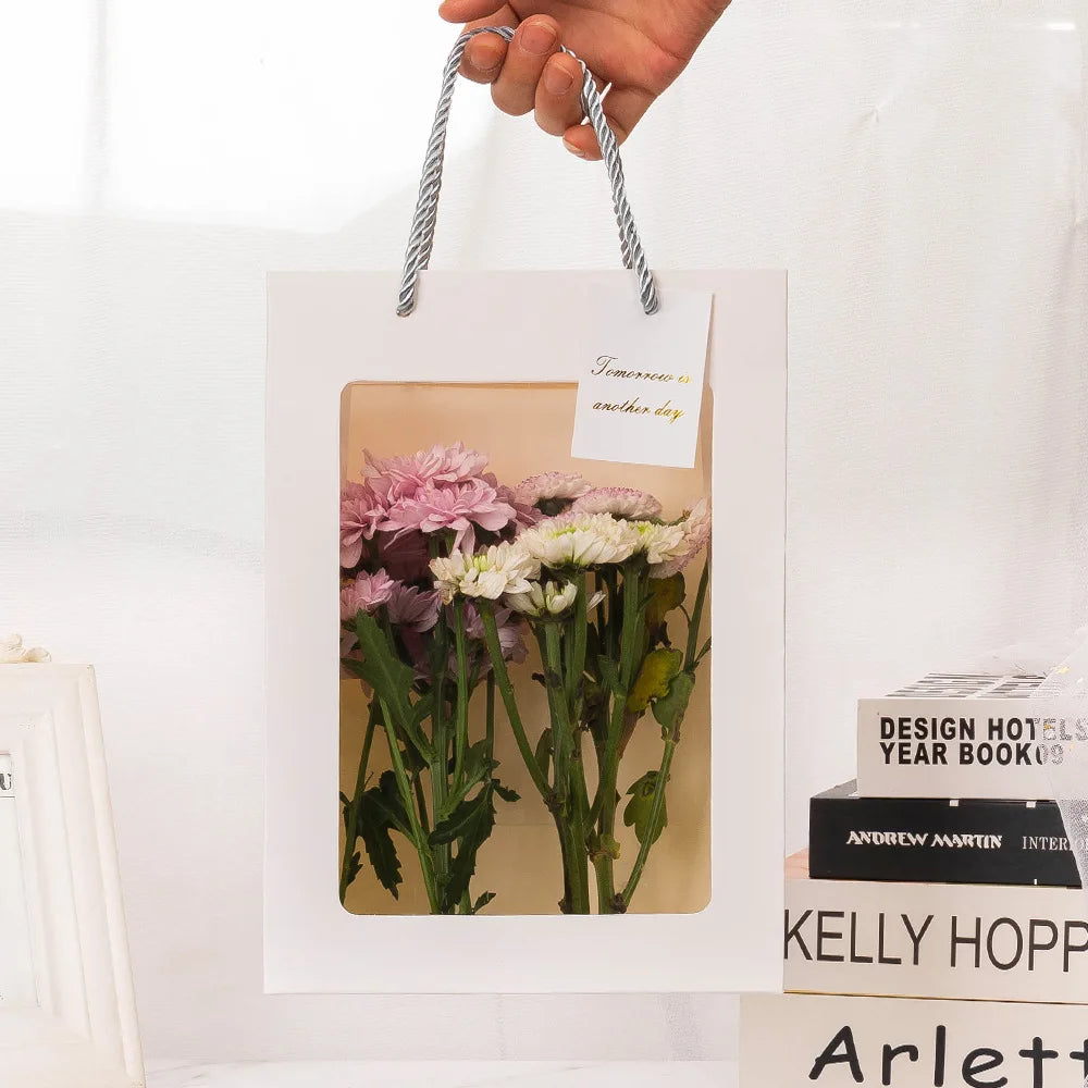 10/20pcs Flowers Gift Handbag