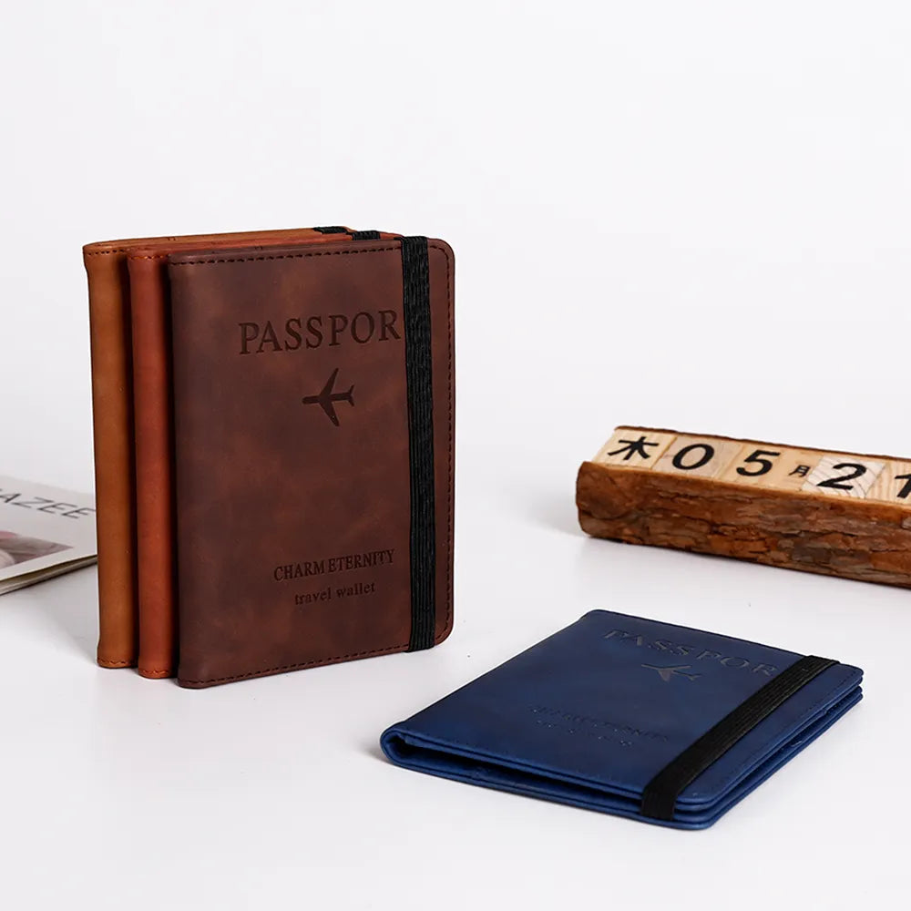 Vintage Business Passport Covers