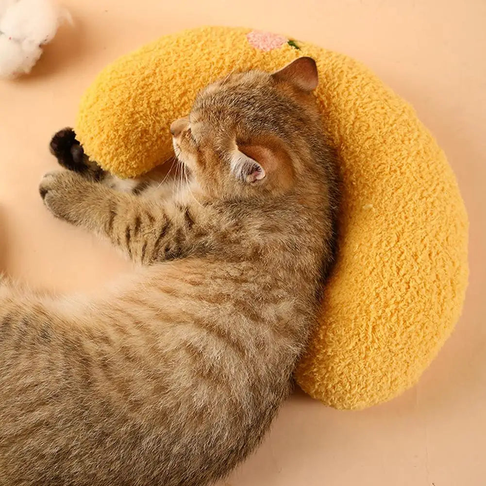 U-shaped Calming Pillow for Cats