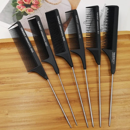 Professional Hair Tail Combs Stainless Steel