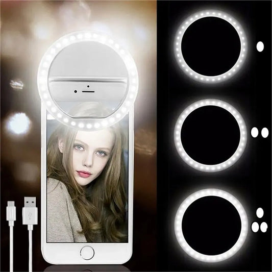 LED Selfie Lamp Portable Mobile Phone