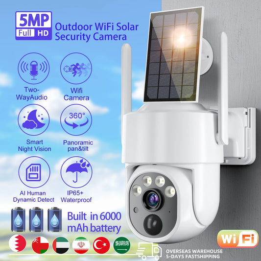 5MP Surveillance System with Solar Panel