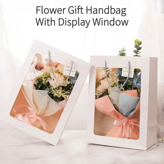 10/20pcs Flowers Gift Handbag