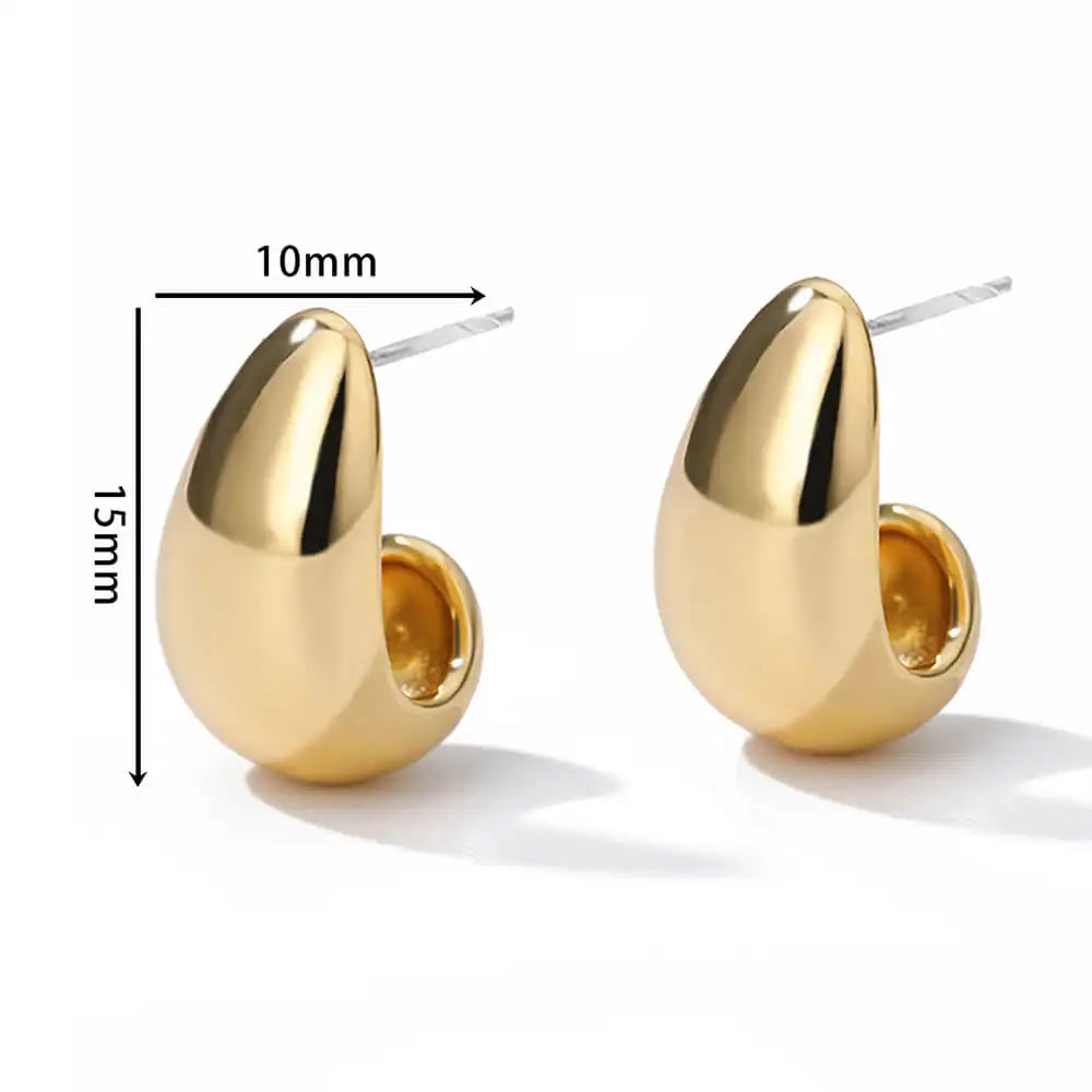 Dome Drop Earrings For Women