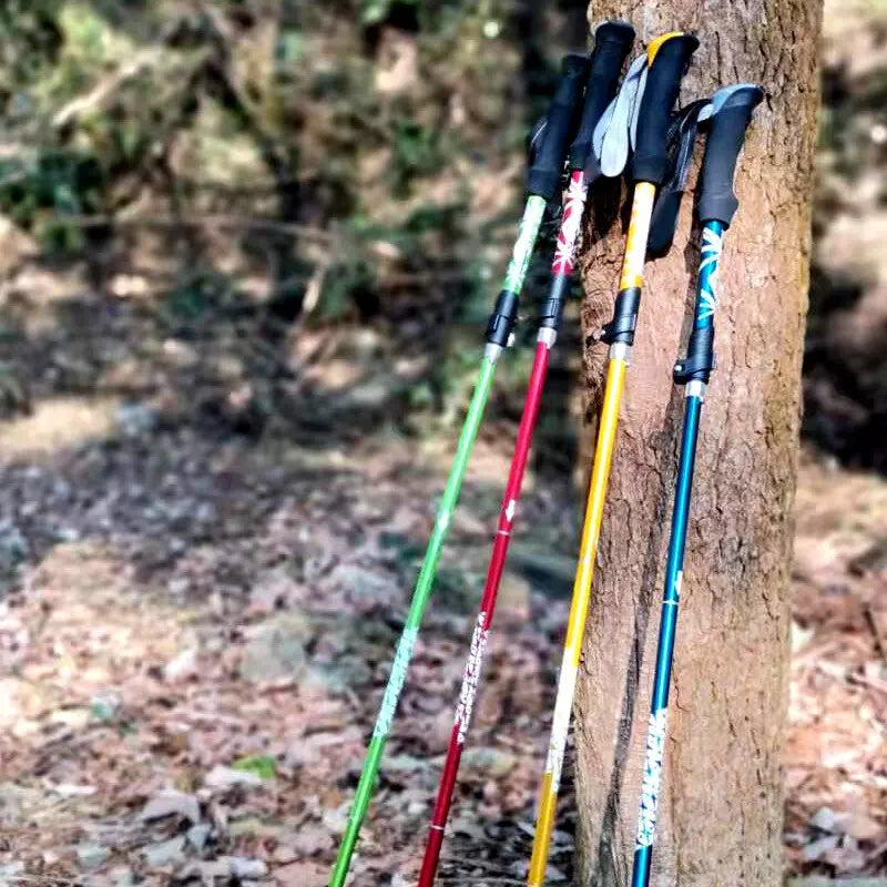 5 Section Outdoor Fold Trekking Pole