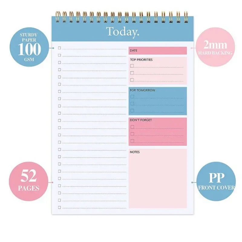 A5 Weekly Planner Notebook Journal