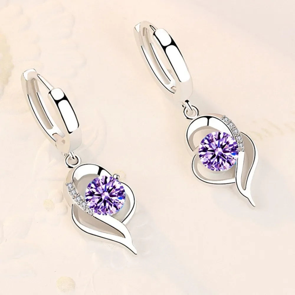 925 Sterling Silver  Woman Fashion Earrings