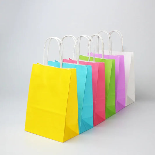 10/30/50pcs DIY Multifunction soft color paper bag