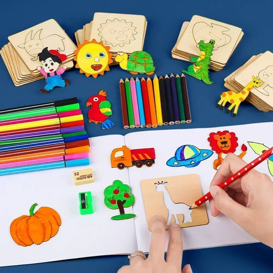 20pcs Montessori Kids Drawing Toys