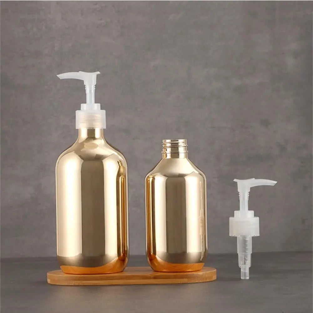 300/500ml Electroplating Shampoo Bottle