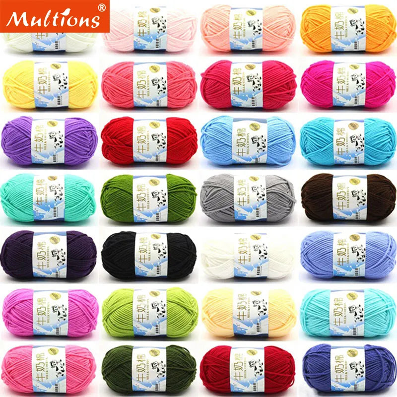 5ply Milk Cotton Knitting Wool Yarn