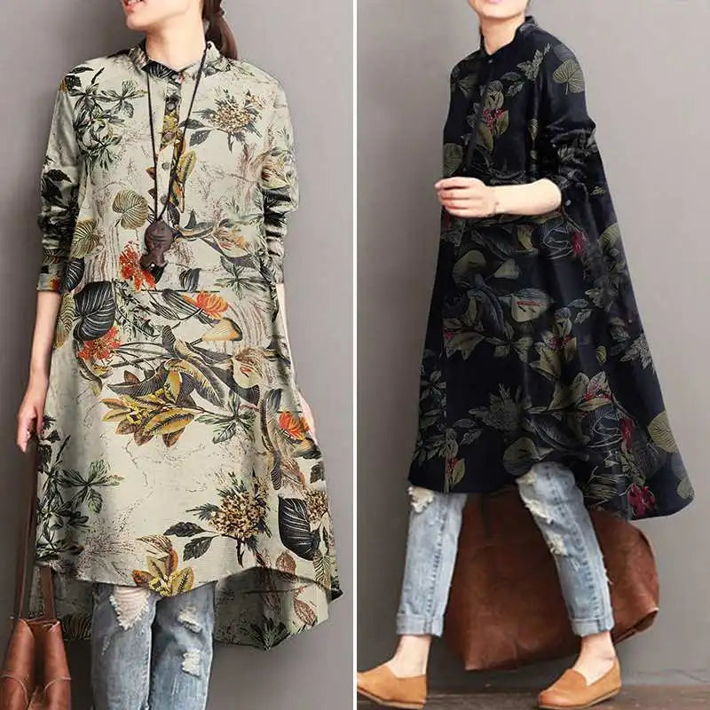 Floral Printed Women's Blouse
