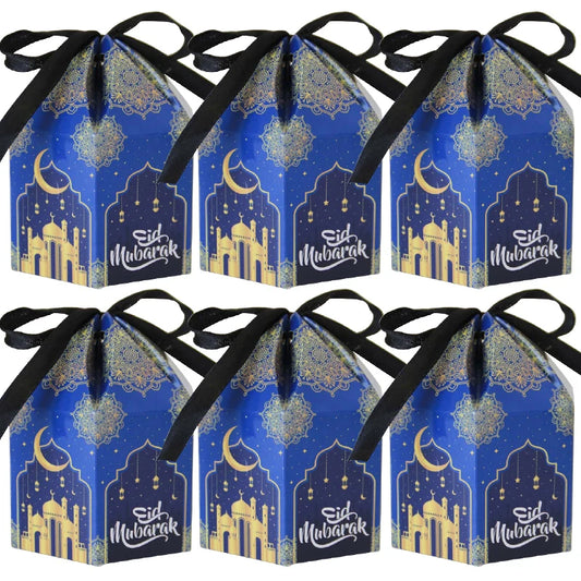 10Pcs Eid Mubarak Candy Box