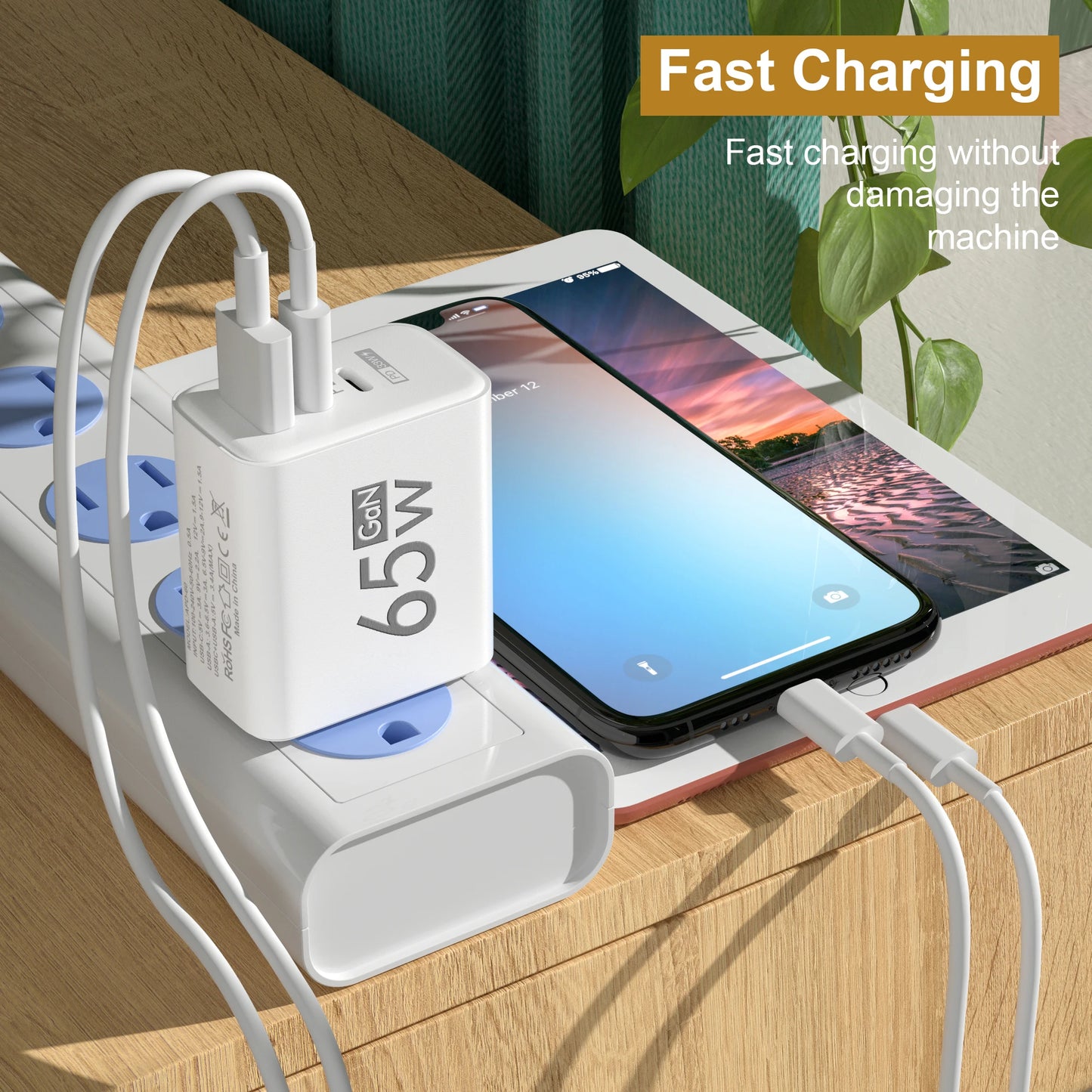 High-Speed 65W USB-C Charger