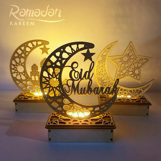 Wooden Pendant Ramadan Decoration