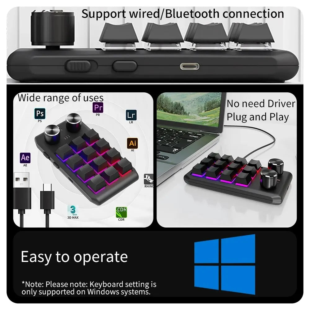 Bluetooth Macro Keypad