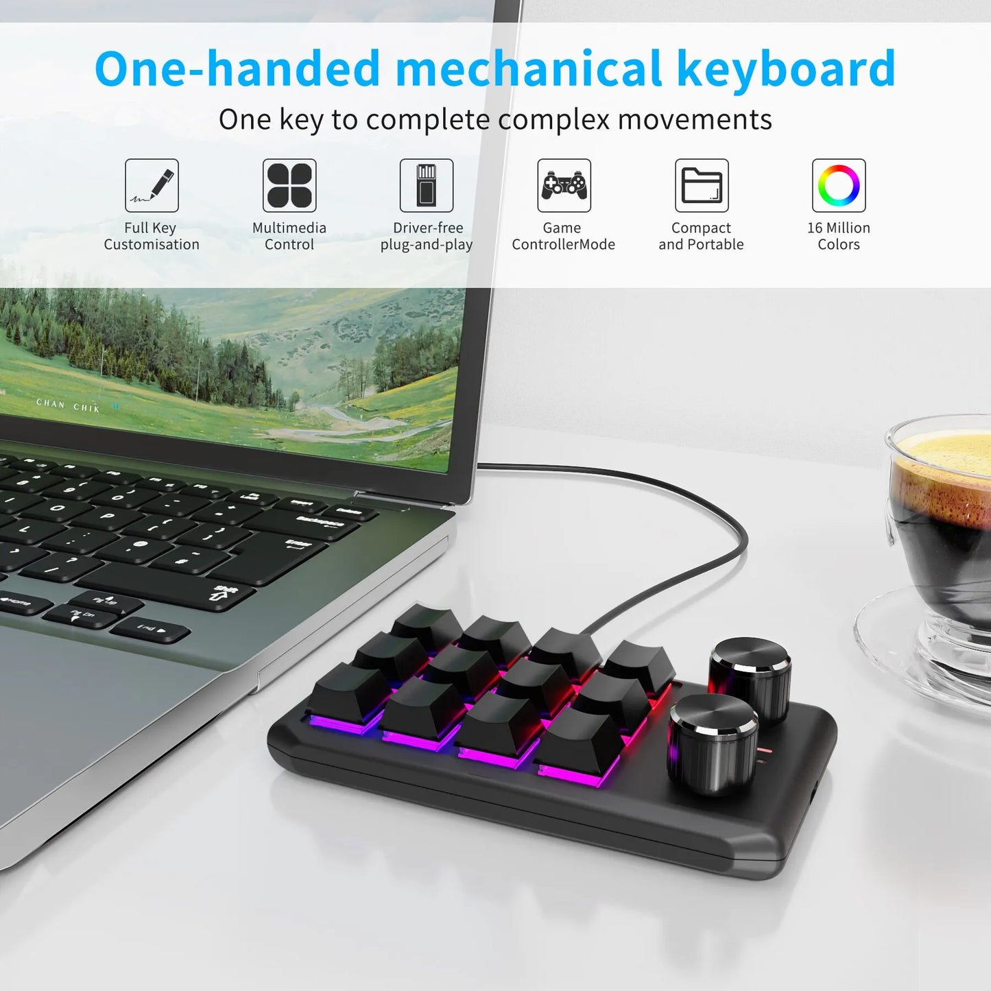 Bluetooth Macro Keypad