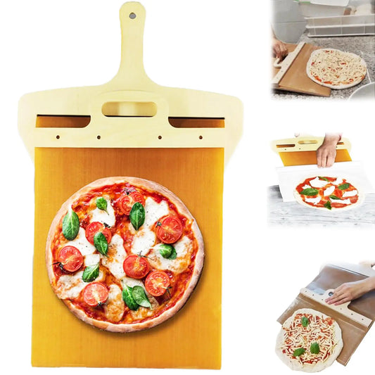 Sliding Pizza Peel Shovel Foldable