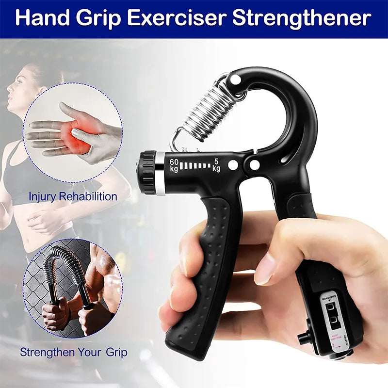 Ultimate Hand Strength: 5-60Kg Heavy Gripper for Fitness
