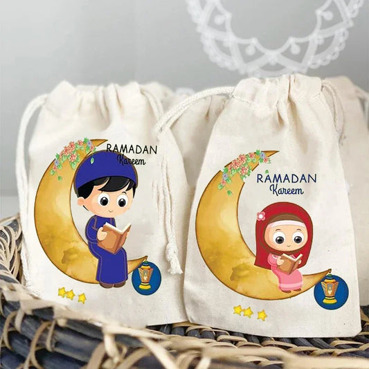 5pcs Eid Mubarak Gift Bag